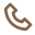 Brown call icon